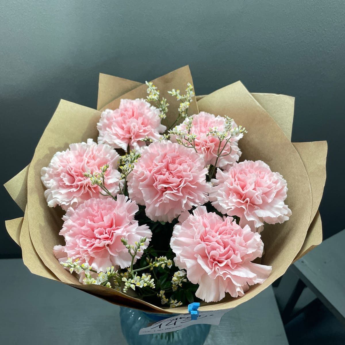 Blushing Romance Pink Rose Bouquet