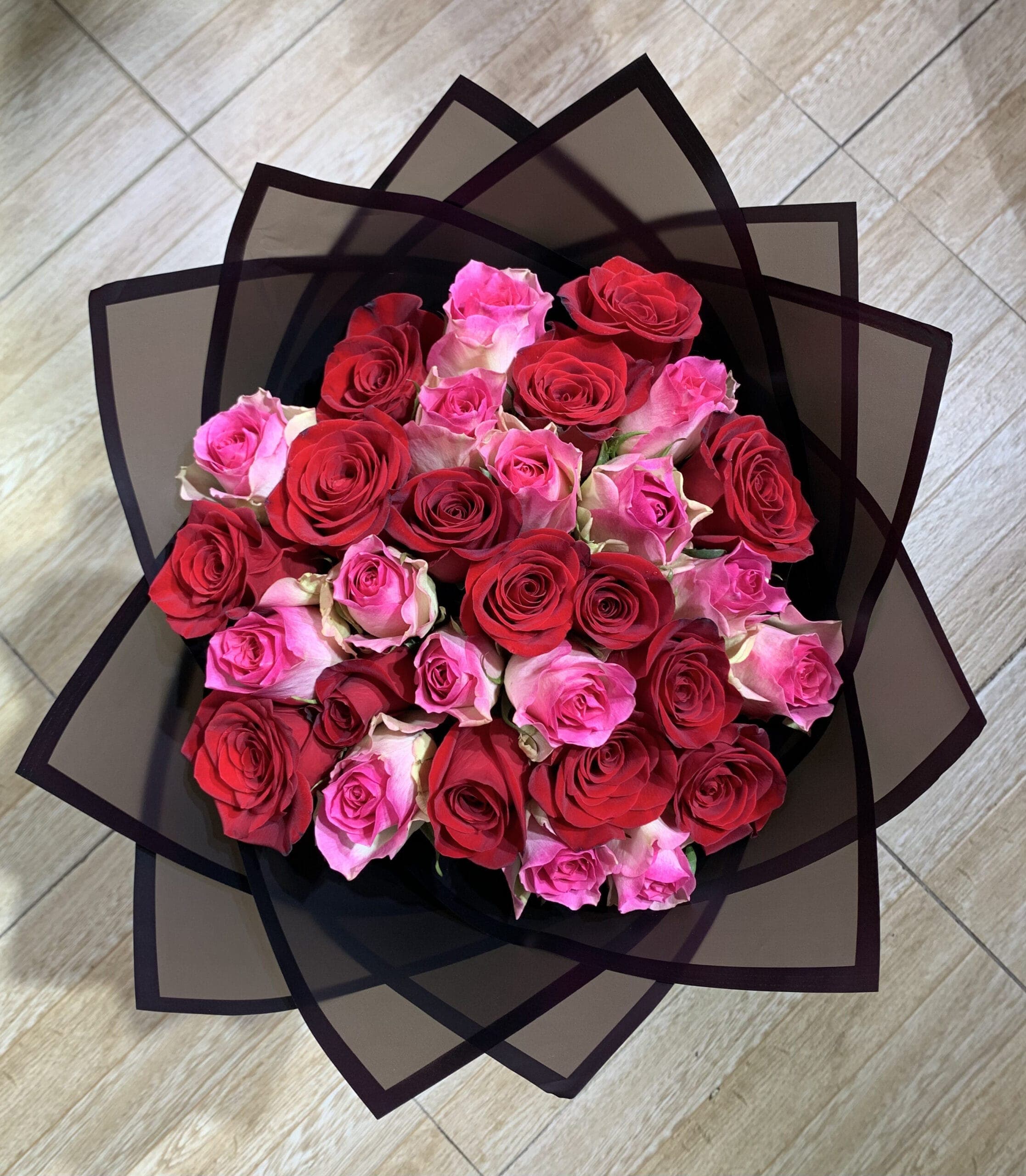 Queen of My Heart Multi-Color Rose Bouquet